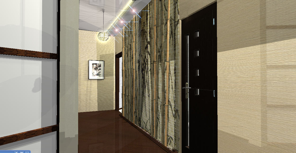 коридор 3х комн.кв 100м