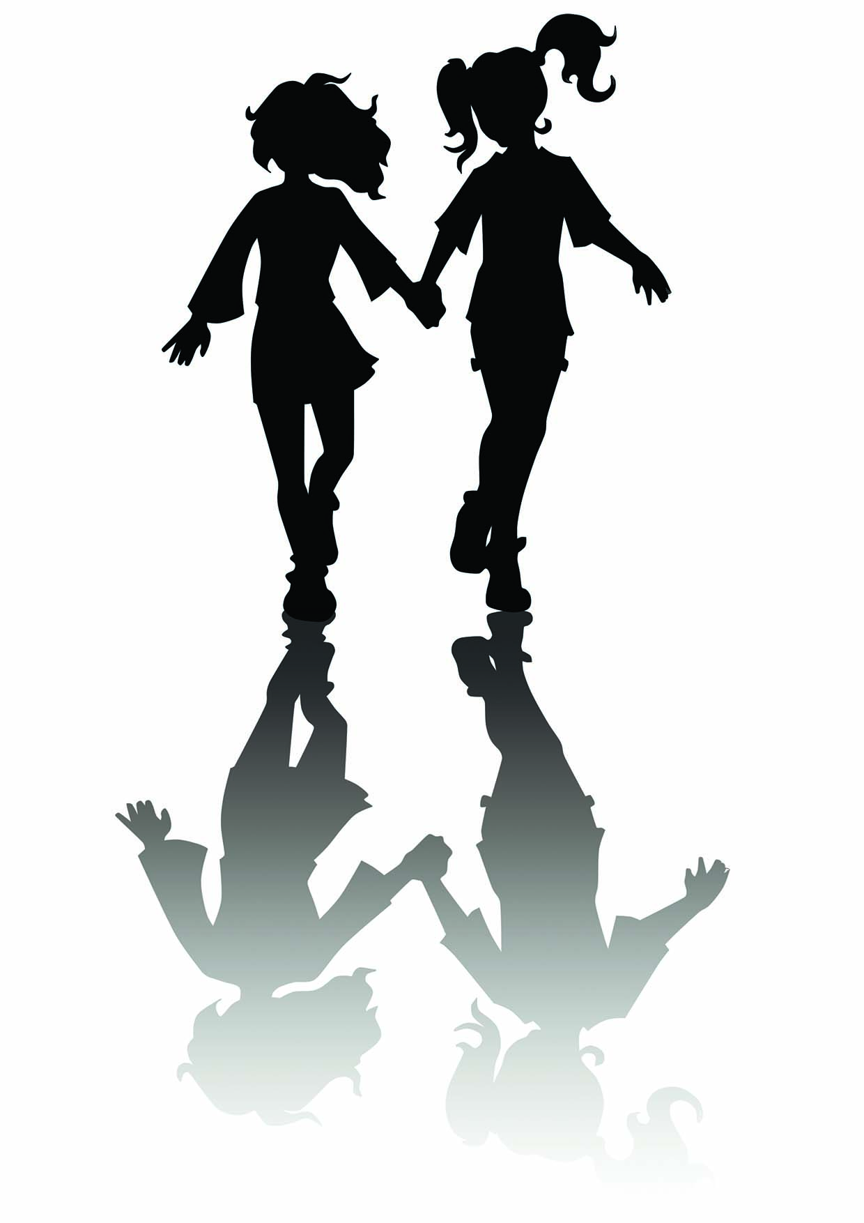 Фронтиспис для "Летние приключения Сони и Лизы" Е. Манжуло