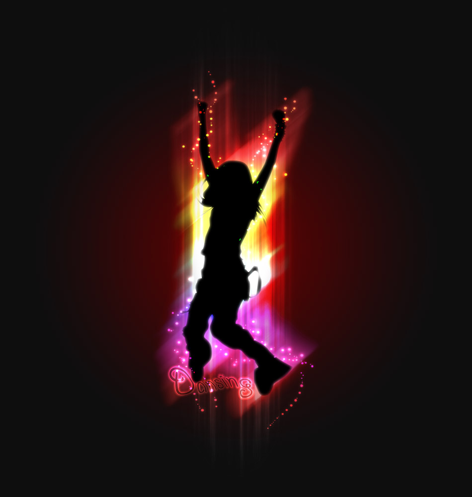 танцующая девушка