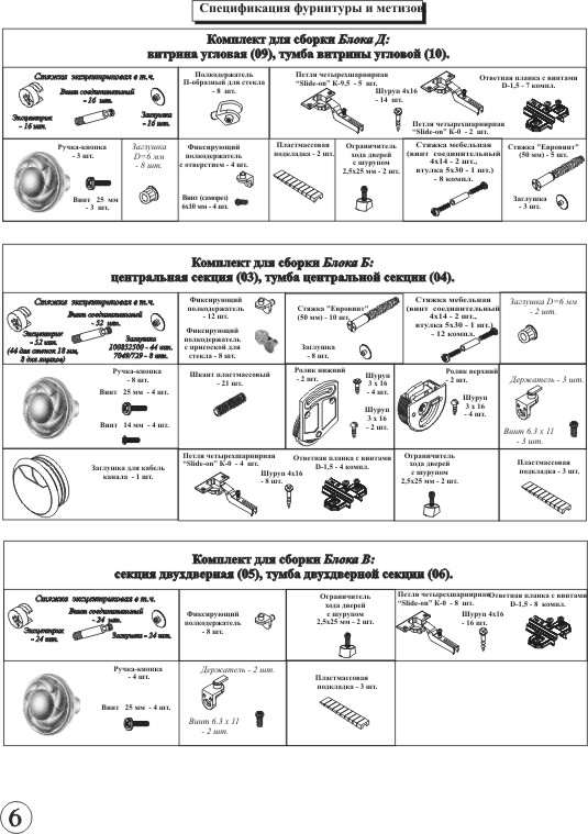 Разработка инструкций по сборке мебели
