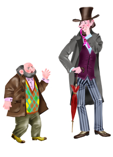 рисунок персонажей для детских книг