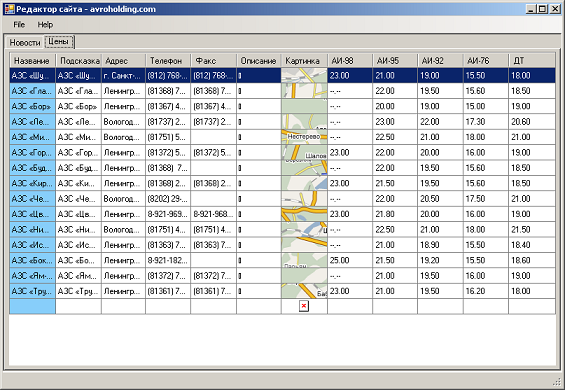Редактор сайта avroholding.com