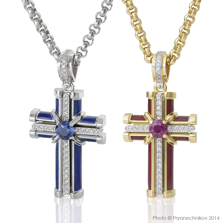 Фото ювелирных изделий с драгоценными камнями, бриллиантами и эмалью 