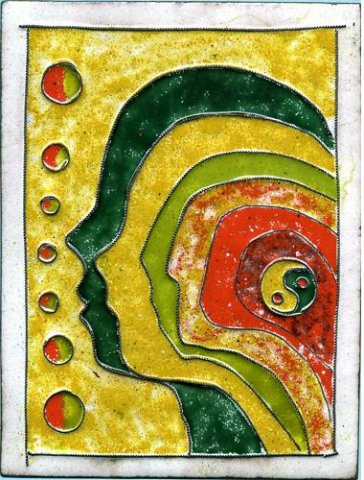 Докапаться до сути.(Эмаль на металле)