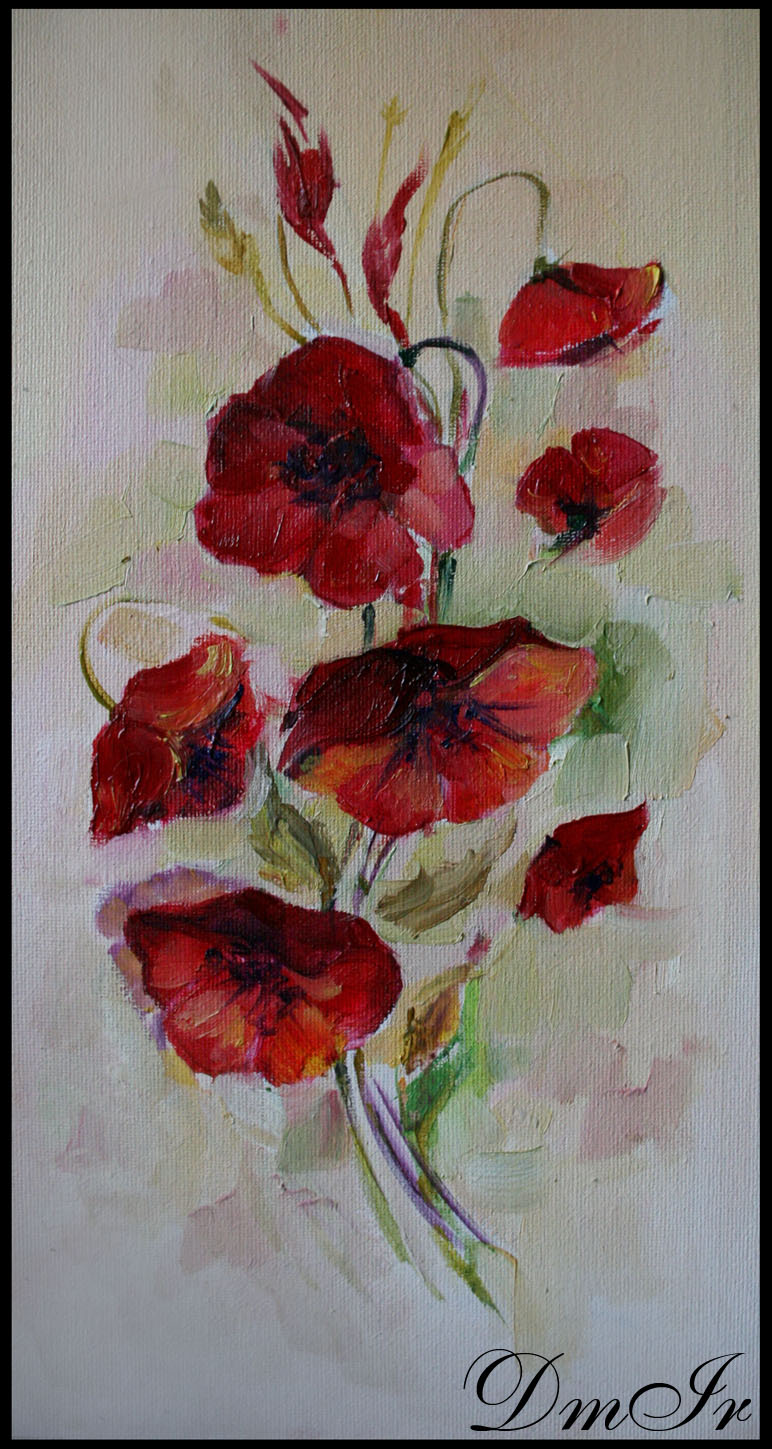 живопись маки