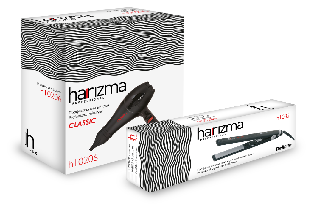 Упаковка для бренда "Hairizma", концепт