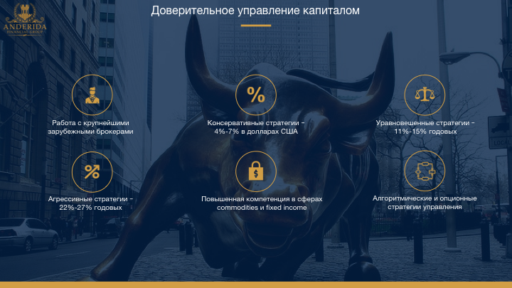 Презентация для компании "Anderida Group"