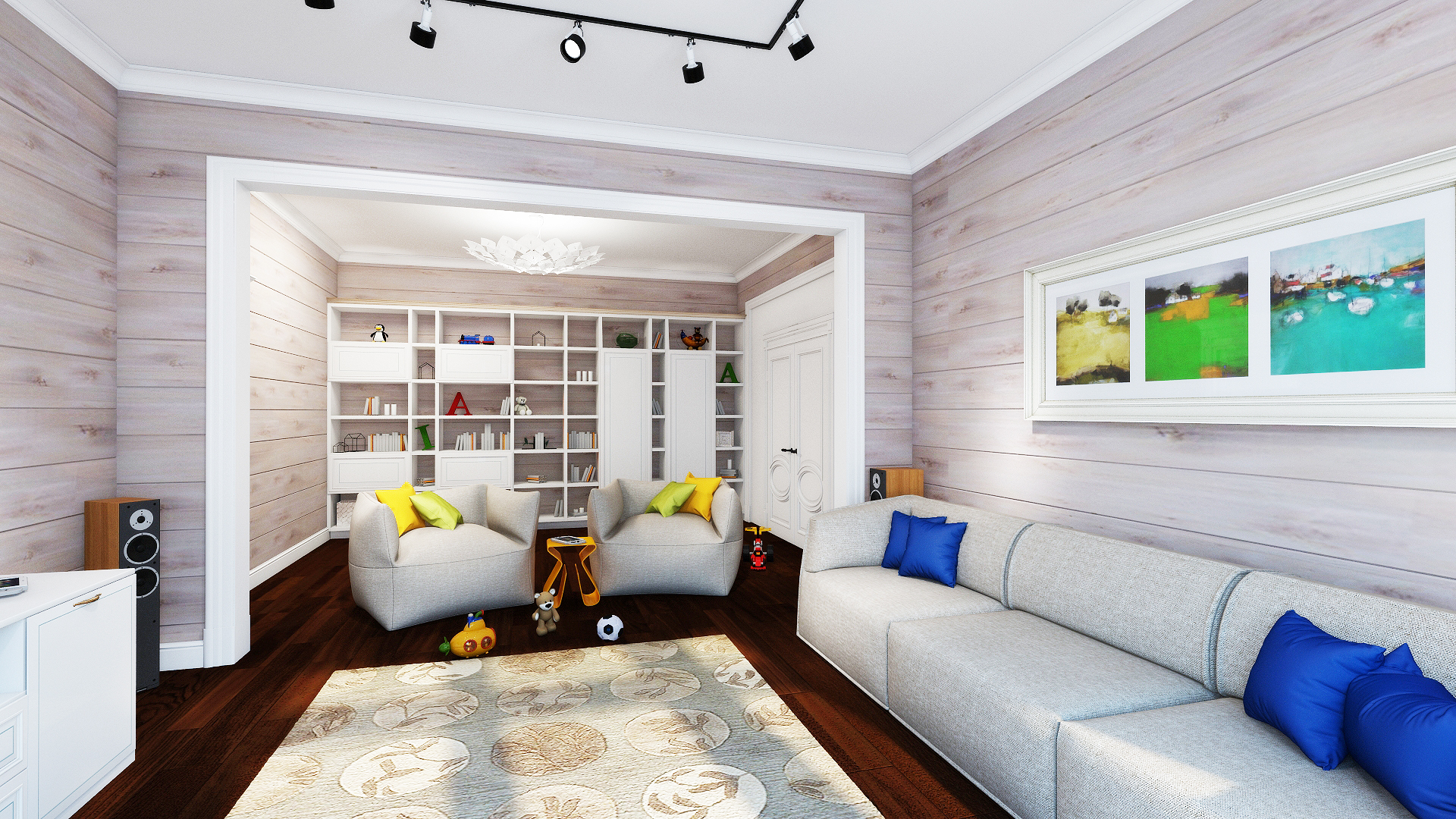 Детская игровая.Дом в Комарово.