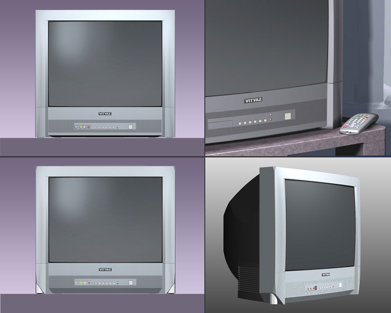 Телевизор с экраном 21" (2002 г.)