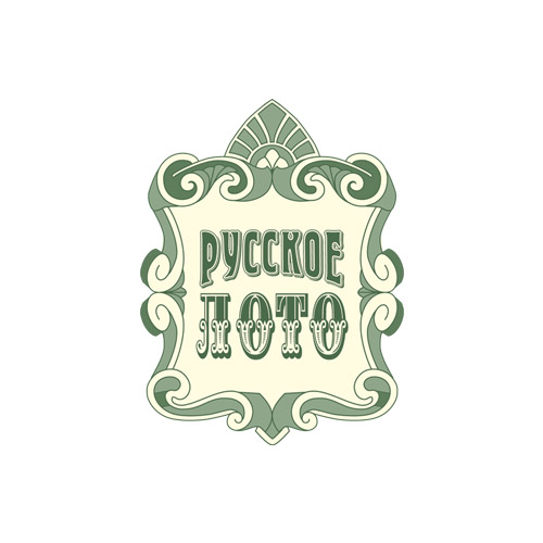 Логотип "Русское лото" Вариант 02