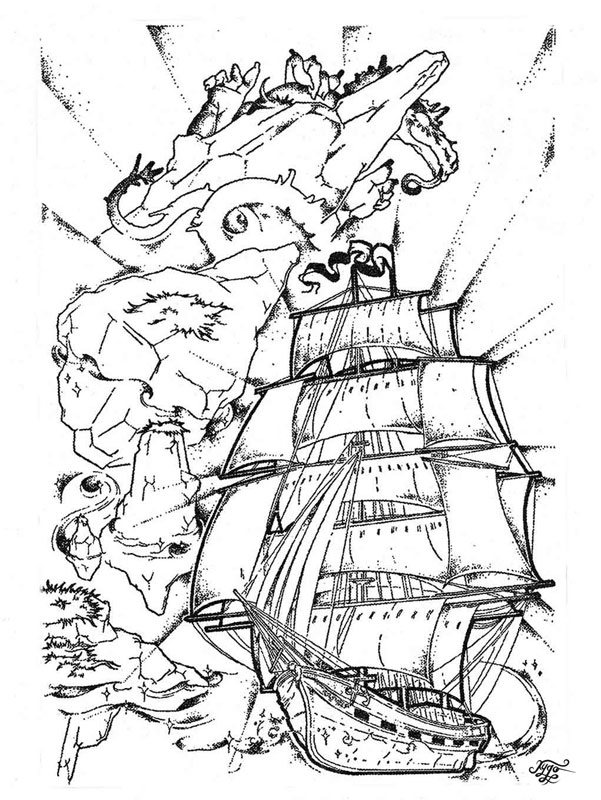 иллюстрация в журнал ЕСЛИ