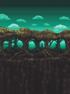 Фон к игре "Ninja Road"