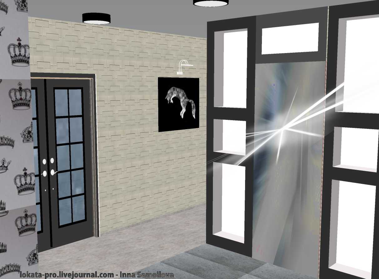 Коридор монохром, Овражная 12