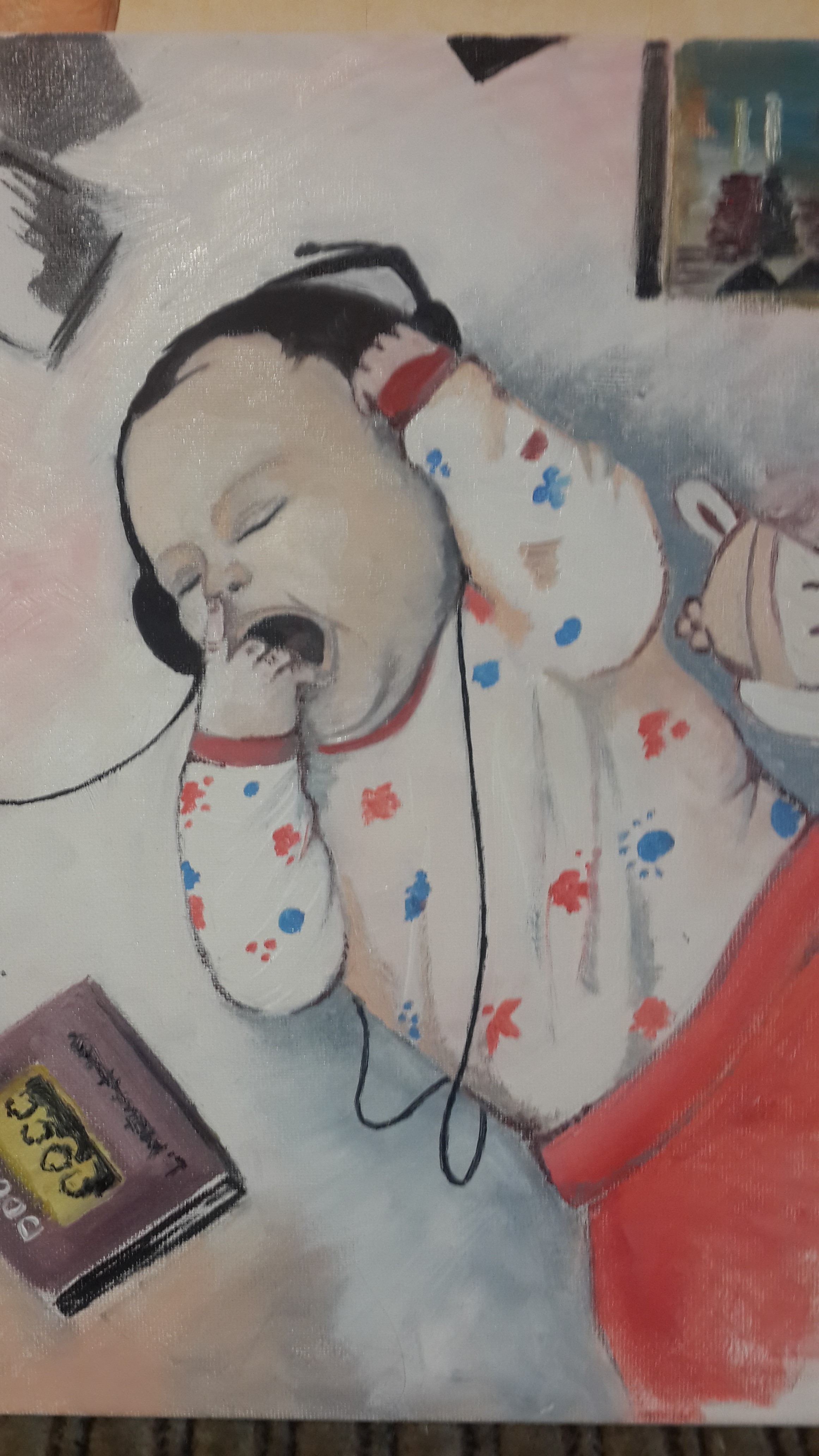 Картина маслом "Рок малыш"