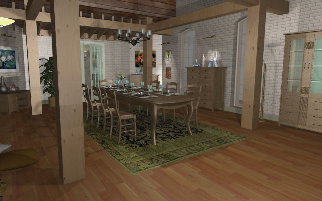 Декорация кулинарной передачи "Домашний ресторан" ТВ3 Москва