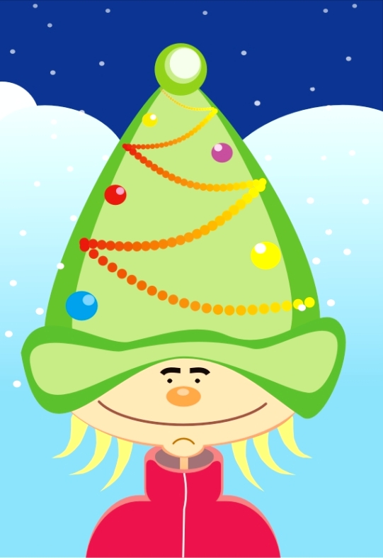 зимняя девочка