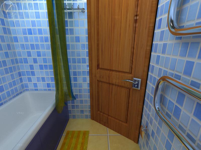 Интерьер ванной комнаты "хрущевки"