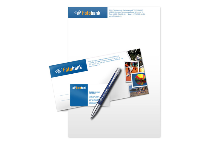 Разработан фирменный стиль для компании "Fotobank"