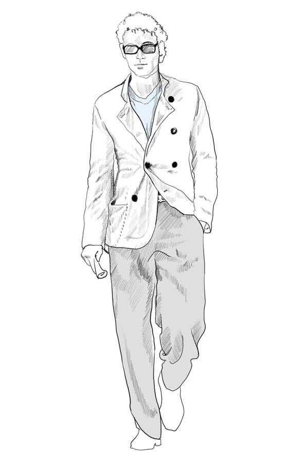 Иллюстрация в журнал "Лен в России"