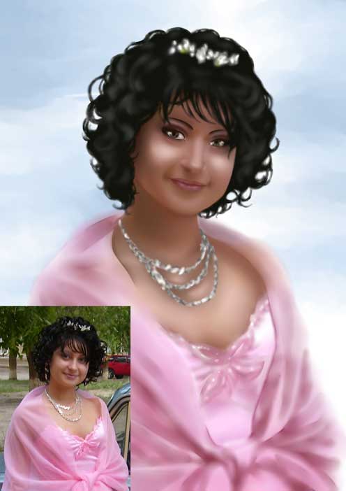 Портрет по фотографии