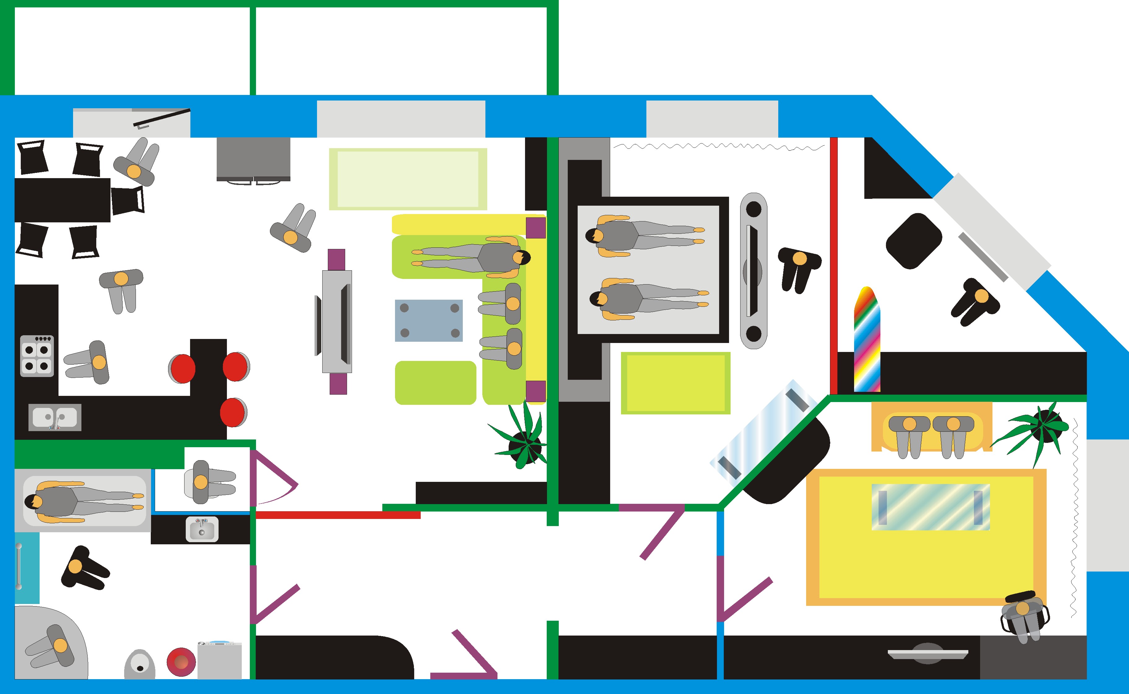 Планировка в векторной графике