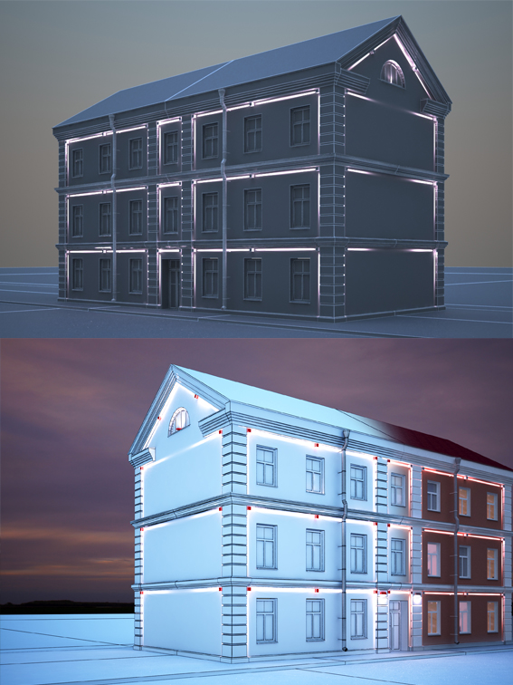 Фасадное освещение 2011