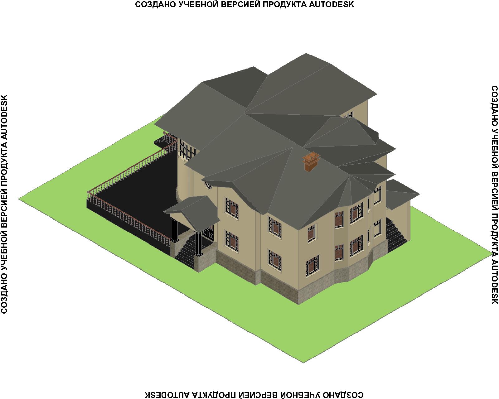 Модель коттеджа 2