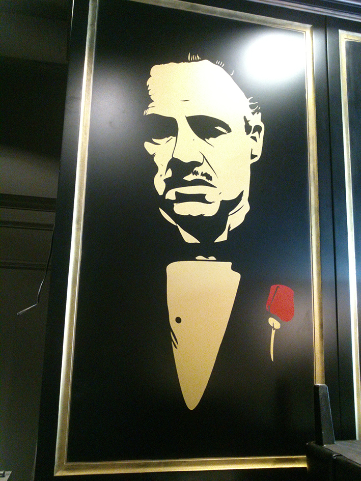 Трафарет" Дон Корлеоне"