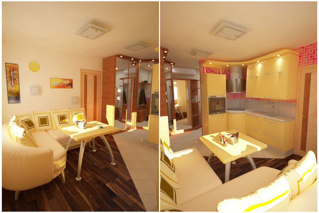 проект "жан" гостинная