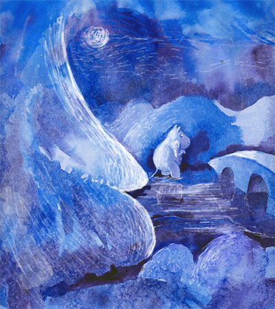 иллюстрация "Зимняя сказка" Туве Янссон