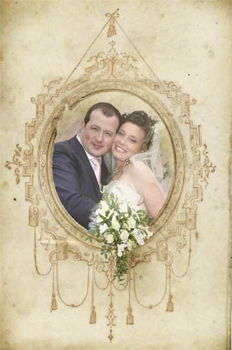 свадебное фото для альбома