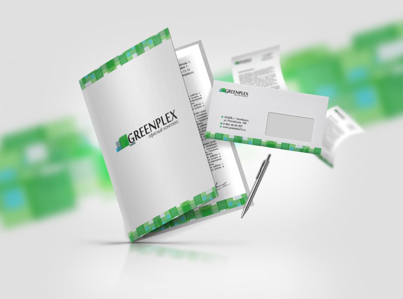 Фирменный стиль для нового офисного комплекса.