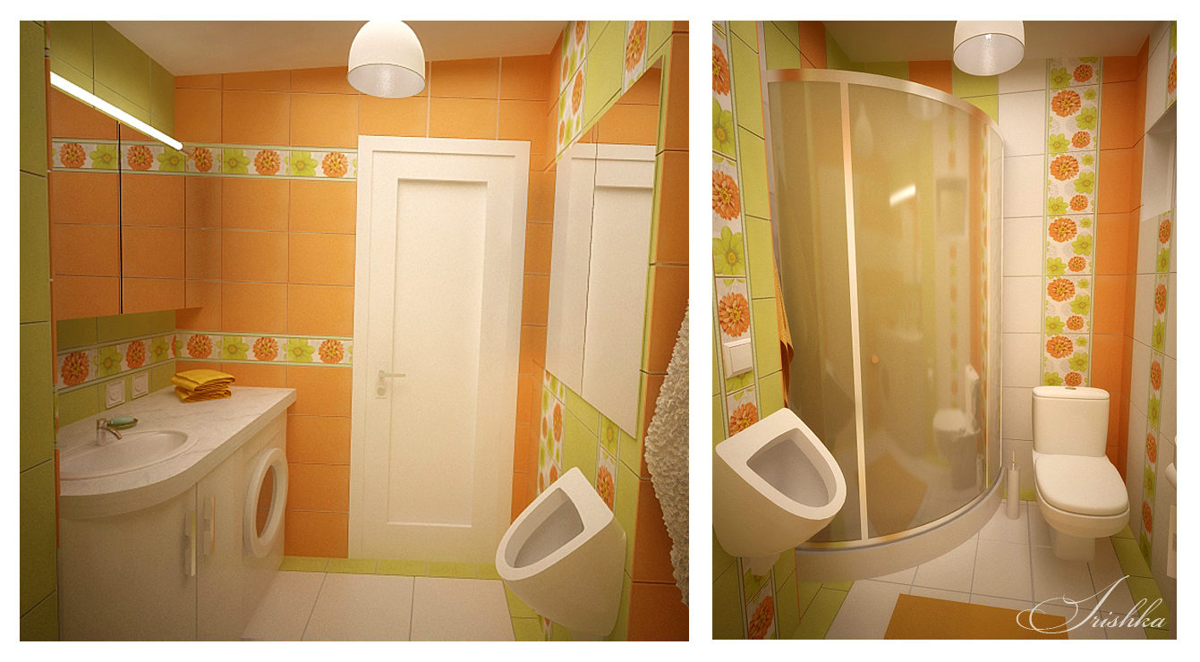 Дизайн санузла - 3 вариант