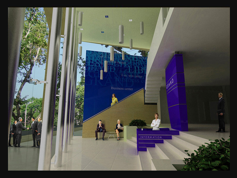 Интерьер офиса бизнес центра "GRAND". Ташкент