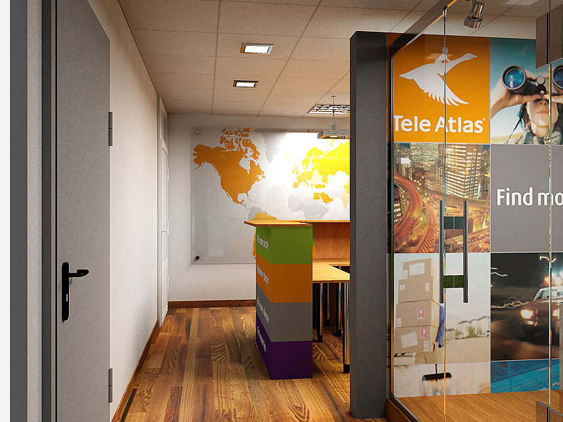 офис Московского филиала компании "Телеатлас"