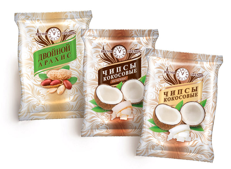Дизайн упаковки "Время орехов"