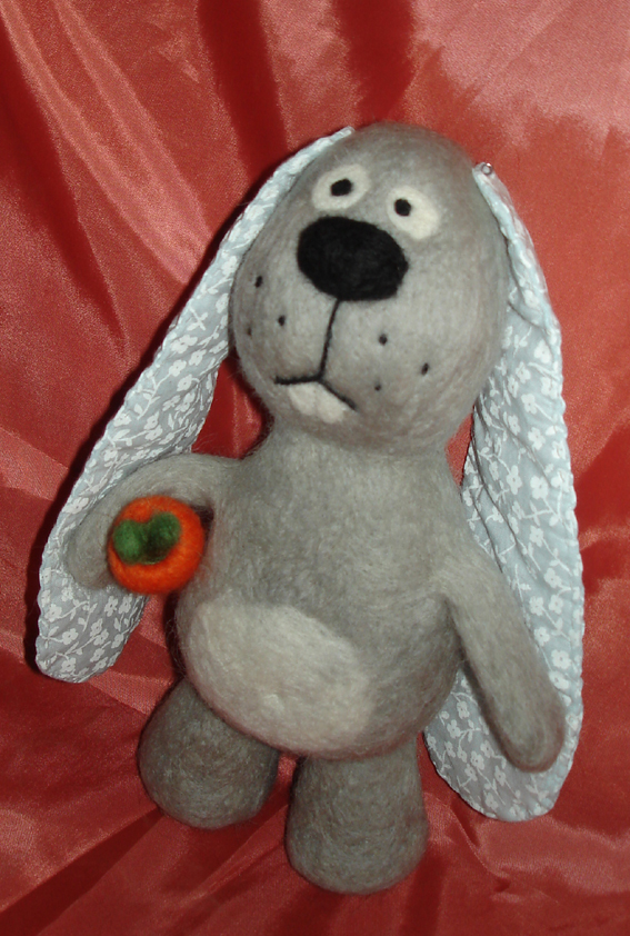 Заяц, войлок