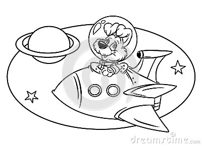 Собака - раскраска