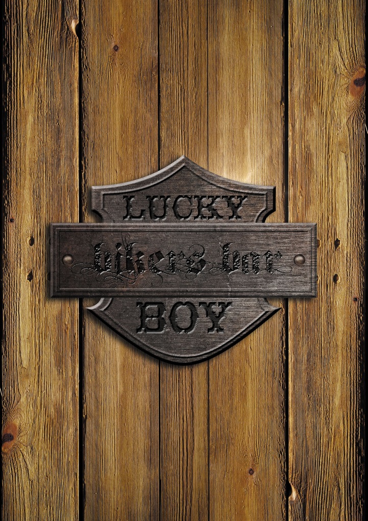 Меню байкерского бара "Lucky Boy"