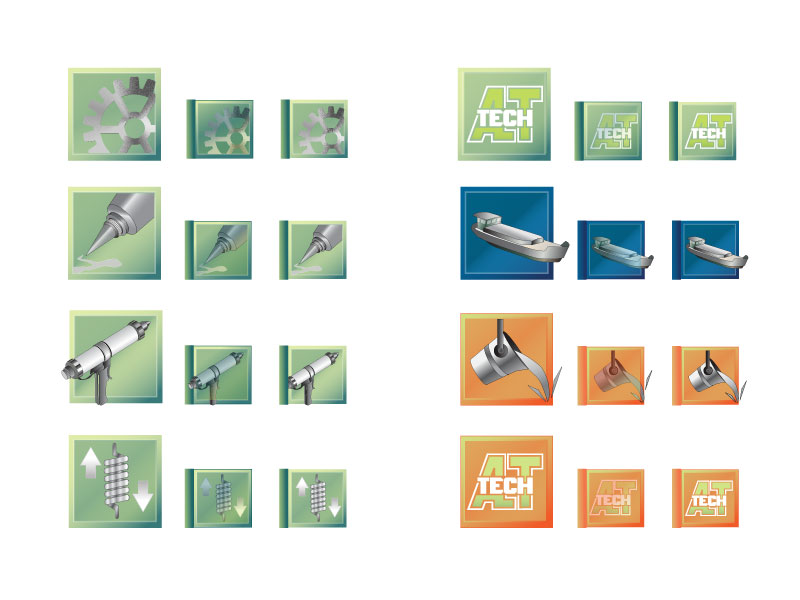 иконки для сайта компании НПФ "Альтех"