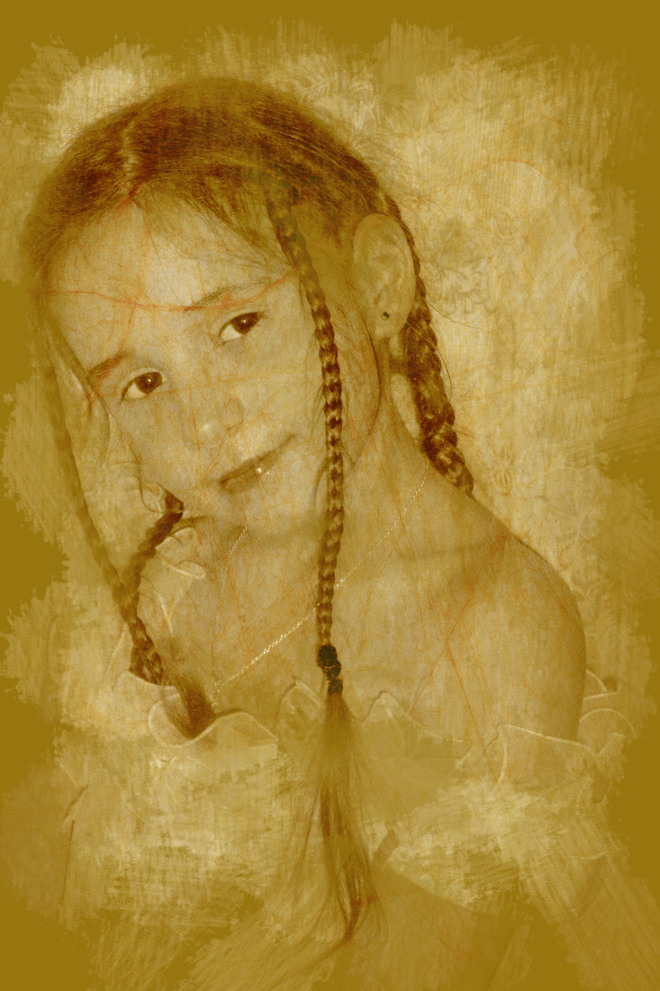 состаривание современной фотографии