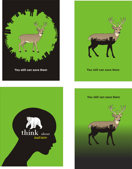 плакаты на тему защита окружающей треды