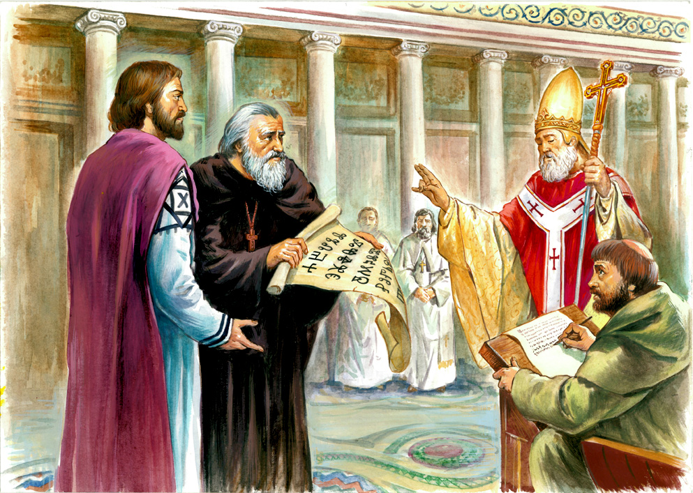 Illustration" St.Ciryl and Methodius"