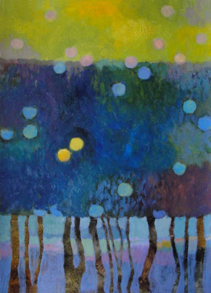 "ЯБЛОНЕВЫЙ САД" к/м 70х50 2009г.