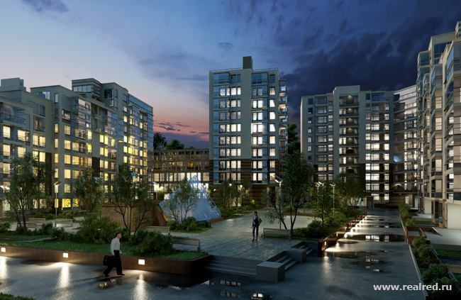 3D-визуализация жилого комплекса "Ориенталь" для компании &q