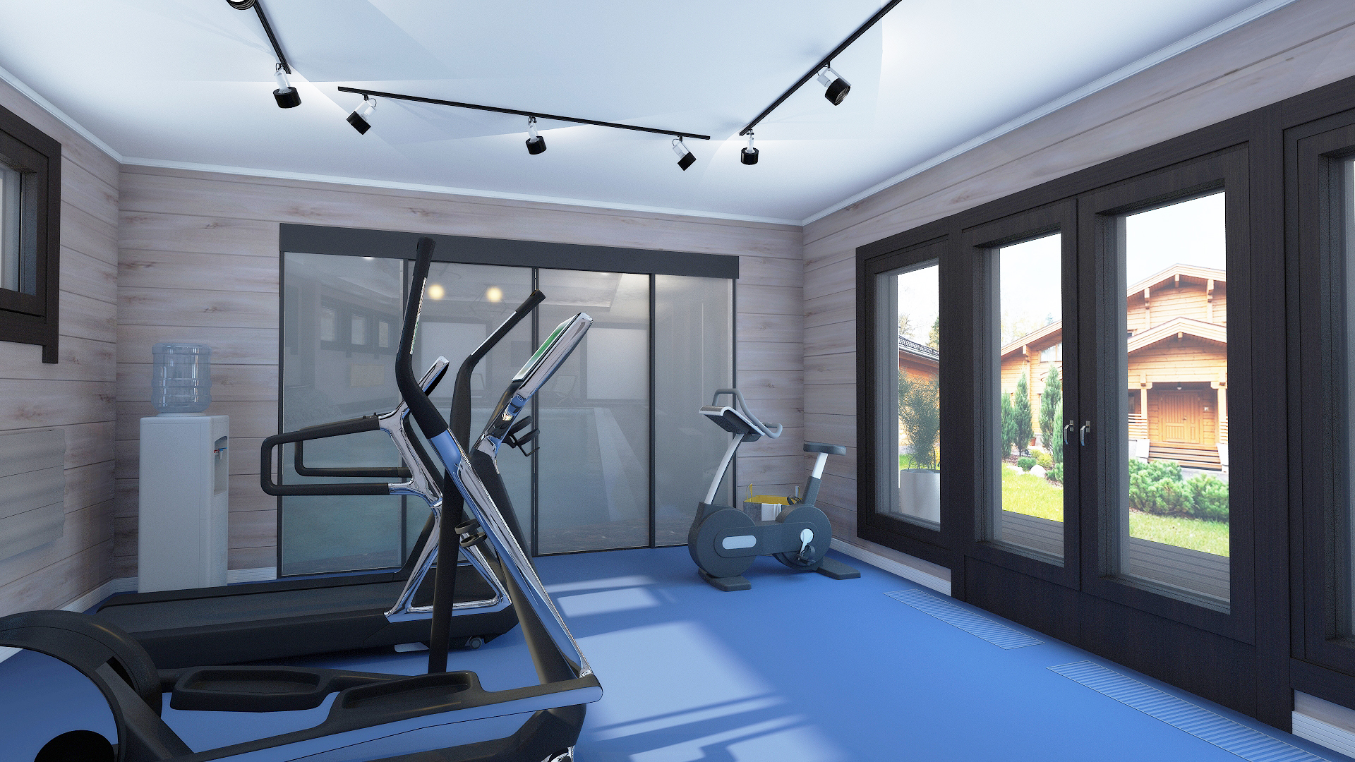 Спортзал.Дом в Комарово.