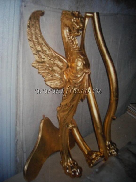 золочение мебели. декор мебели.