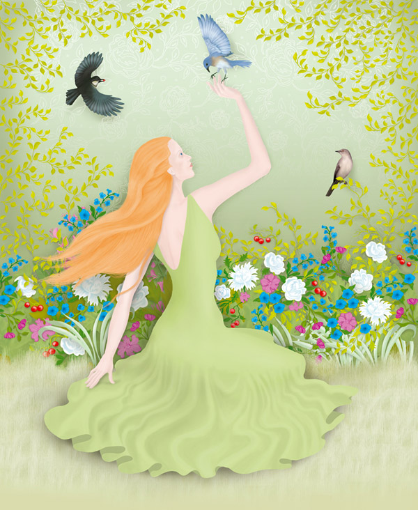 Иллюстрация "Июль"