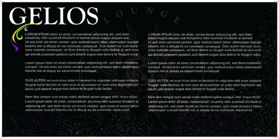 Шаблон разворота для журнала