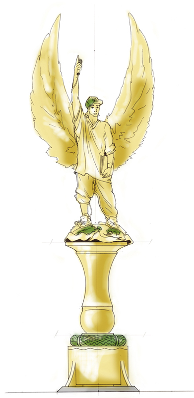 SaintP Hip-Hop Awards_Вид спереди - эскиз